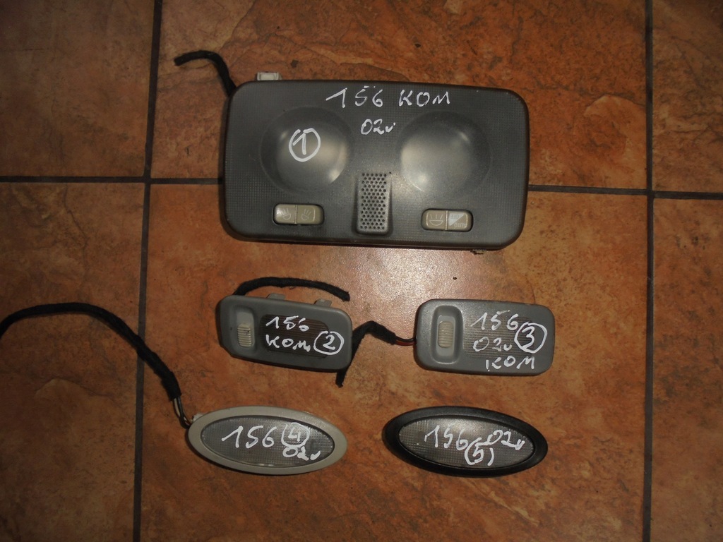 фото №1, Alfa 156 лампа освещение кабины