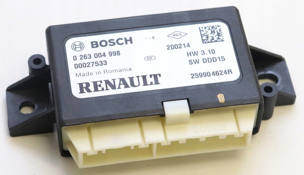 фото №1, Модуль блок керування паркування pdc 0263004998 renault scenic grand iv