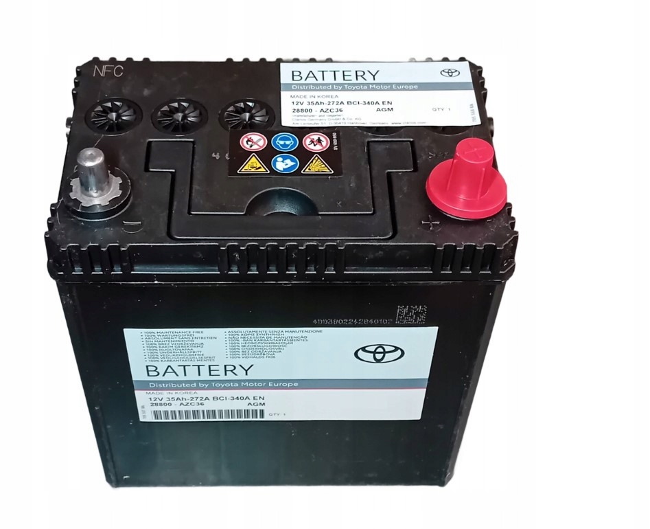 Купити Акумулятор toyota оригінальний номер 28800-azc36