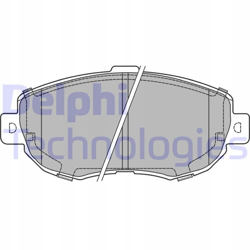 фото №3, Delphi lp1140 набір гальмівних колодок гальмівних, гальма дискові