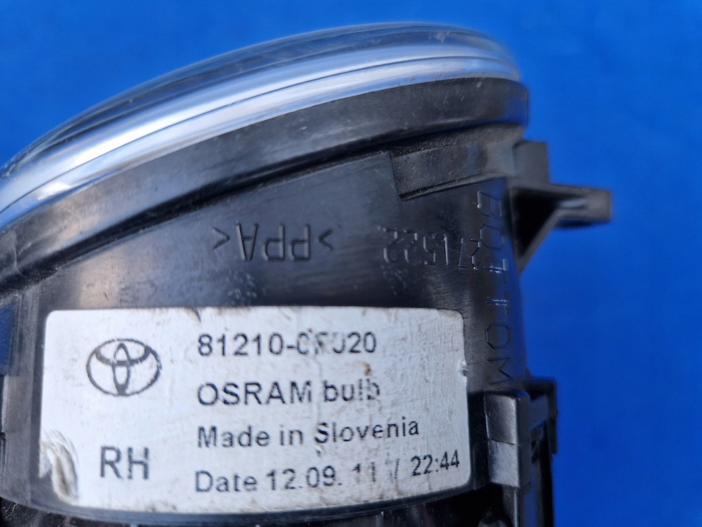 фото №11, Toyota corolla verso 07-12 2007-2012 протитуманна фара правий