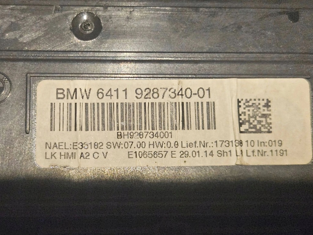 фото №9, Bmw 3 f30 f35 f31 2014 панель кондиціонера