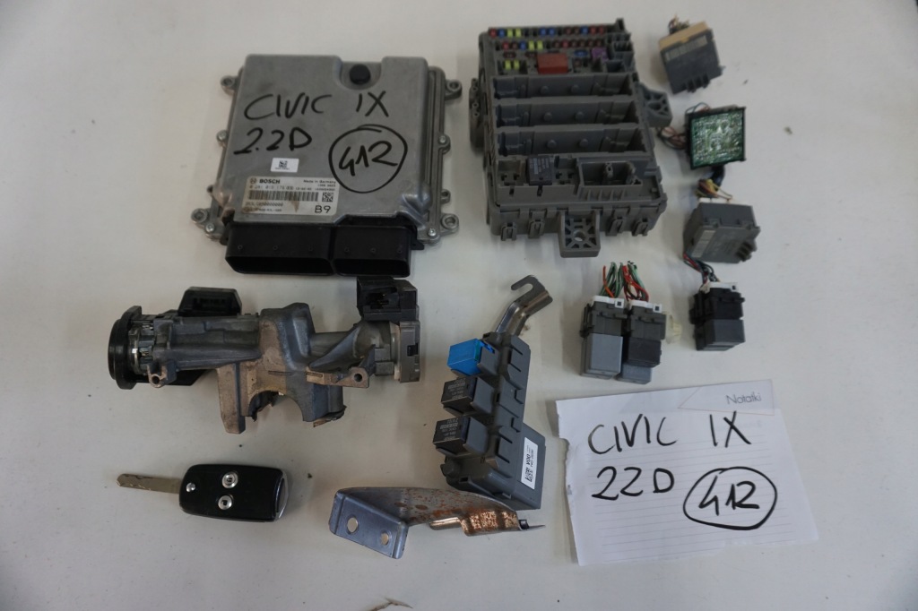фото №1, Honda civic ix 2014r 2.2d бортовий комп'ютер блок керування замок запалювання імобілайзер 37820-r3l-g05