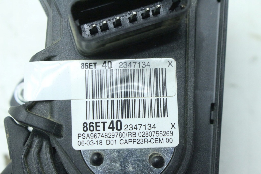 фото №5, Педаль газу потенціометр 9674829780 citroen jumpy iii expert 1.6 blue hdi