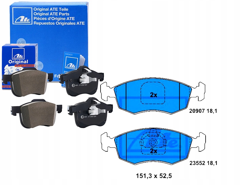 фото №1, Гальмівні колодки гальмівні fiat doblo palio punto siena stra