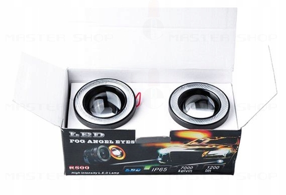 фото №10, 3,5 cala drl світло do рух dziennej angle eye led кільця протитуманні