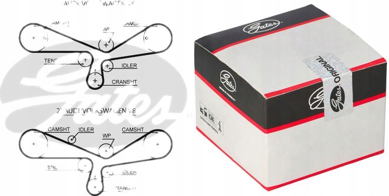 фото №4, Грм + насос kp35493xs-1 набор ремень распределительного вала