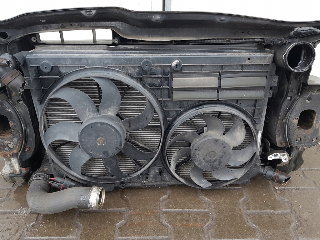 фото №7, Vw eos 06-10r 2.0 tdi bmm pas передний радиатор вентиляторы