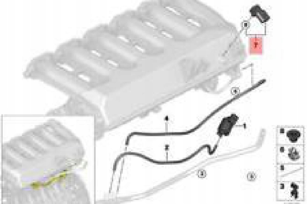 фото №10, Bmw x5 x6 e46 f15 система вприску пального - датчик тиску 13627792260