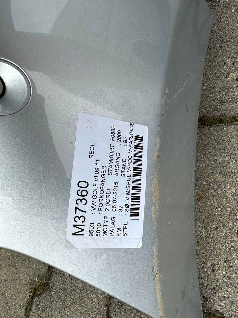 фото №6, Vw golf vi бампер kompletny парктронік омивачі