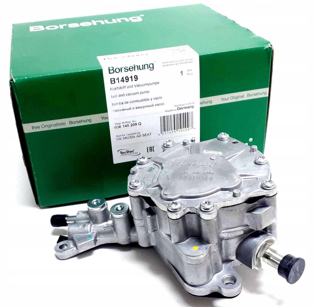фото №10, Насос вакуум вакуумна b14919 borsehung audi a2 a3
