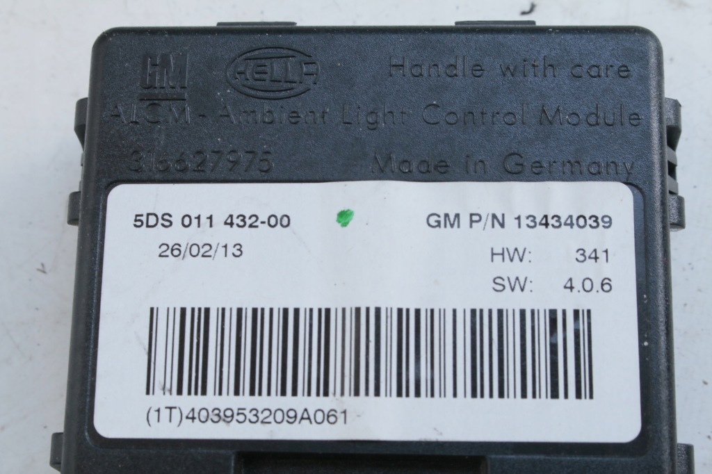 Модуль світла opel adam 13434039 Оригінал