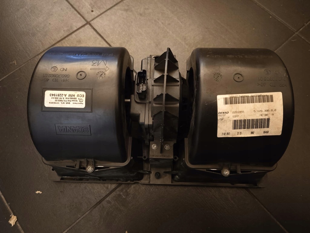 фото №1, Моторчик отопителя обдув scania r 2281943