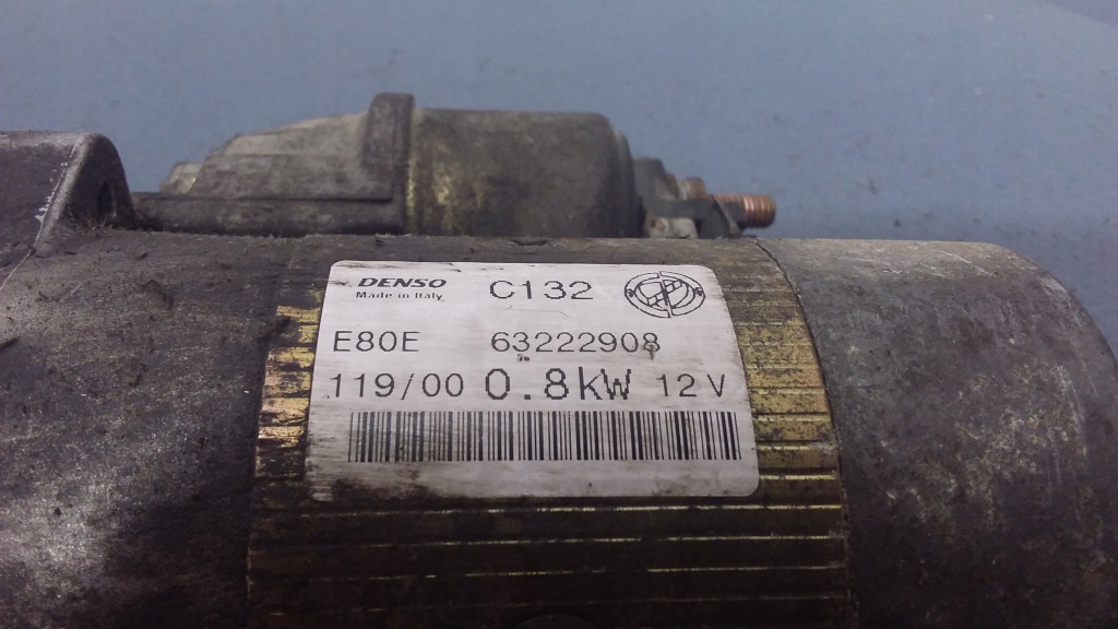 Fiat seicento 0.9 стартер стартер 63222908 в Україні