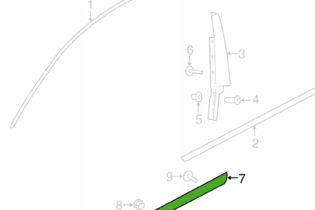 фото №7, Jaguar f-pace x761 нижня молдинг двері передніх правих nowa оригінальна t4