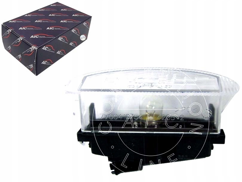 фото №1, Лампа + лампочка номерного знака rej aic