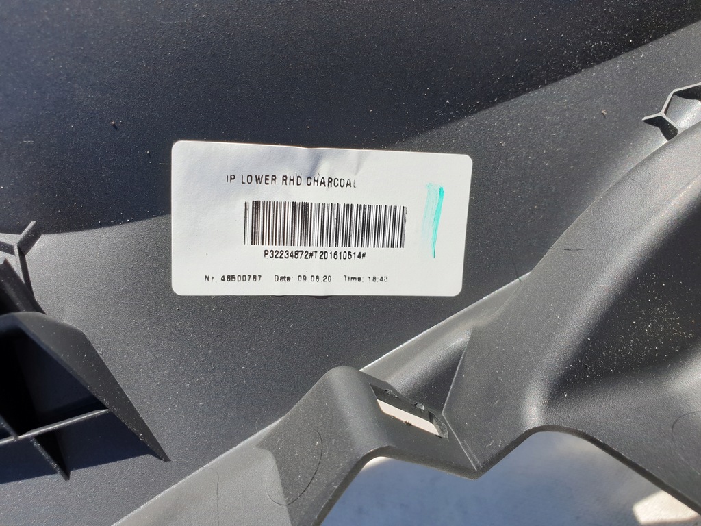 фото №10, Панель корпус нижня панелі панель приладів volvo xc40 ii anglik