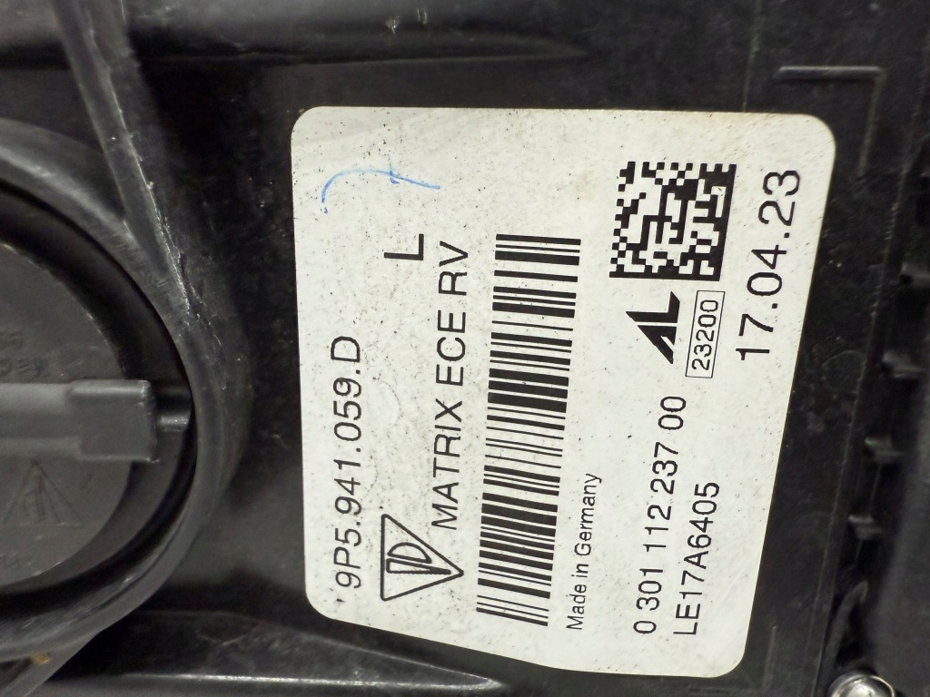 фото №10, Porsche 911 992 9p5 matrix czanre лампа перед передня права ліва oryg eu