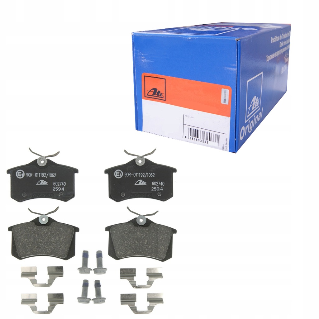 фото №1, Ate 13.0460-2740.2 набор тормозных колодок тормозных, тормоза дисковые