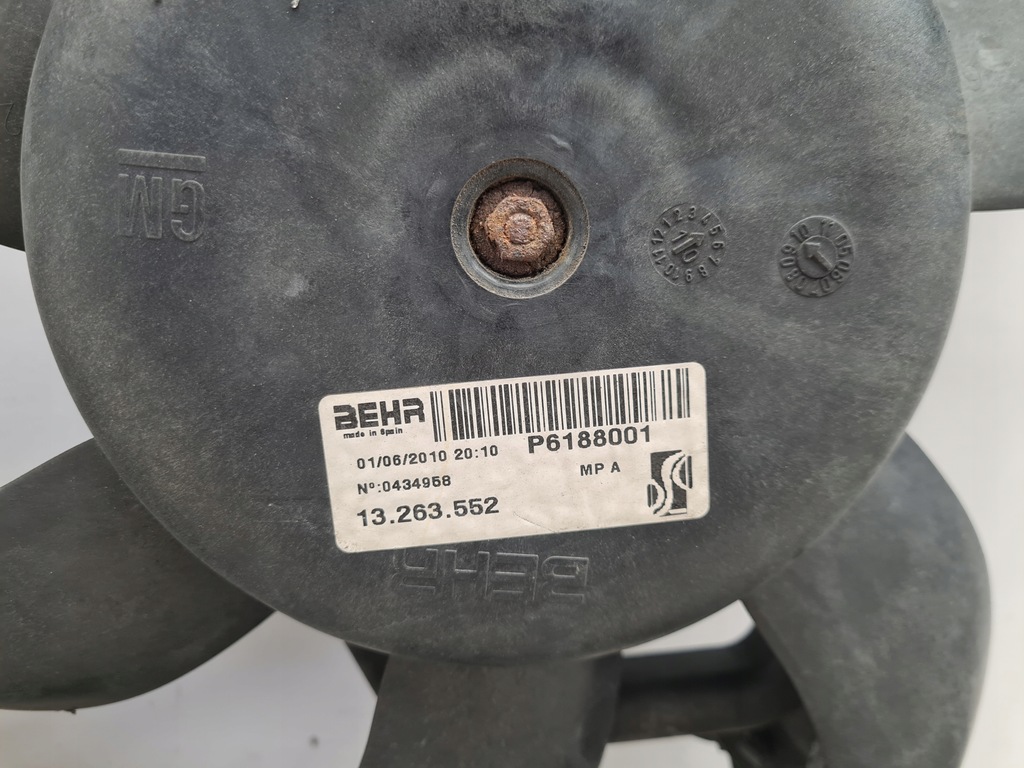 фото №7, Opel corsa d 1.2 вентилятор радіатор 13263552