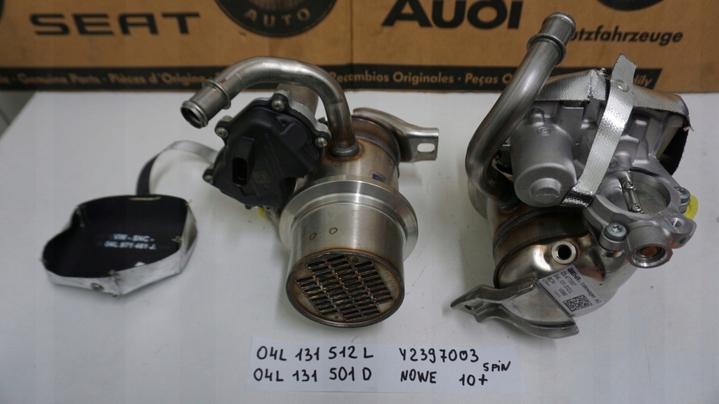 фото №1, Радиатор выхлопных газов клапан egr audi vw 1.6 2.0 tdi 04l131512l