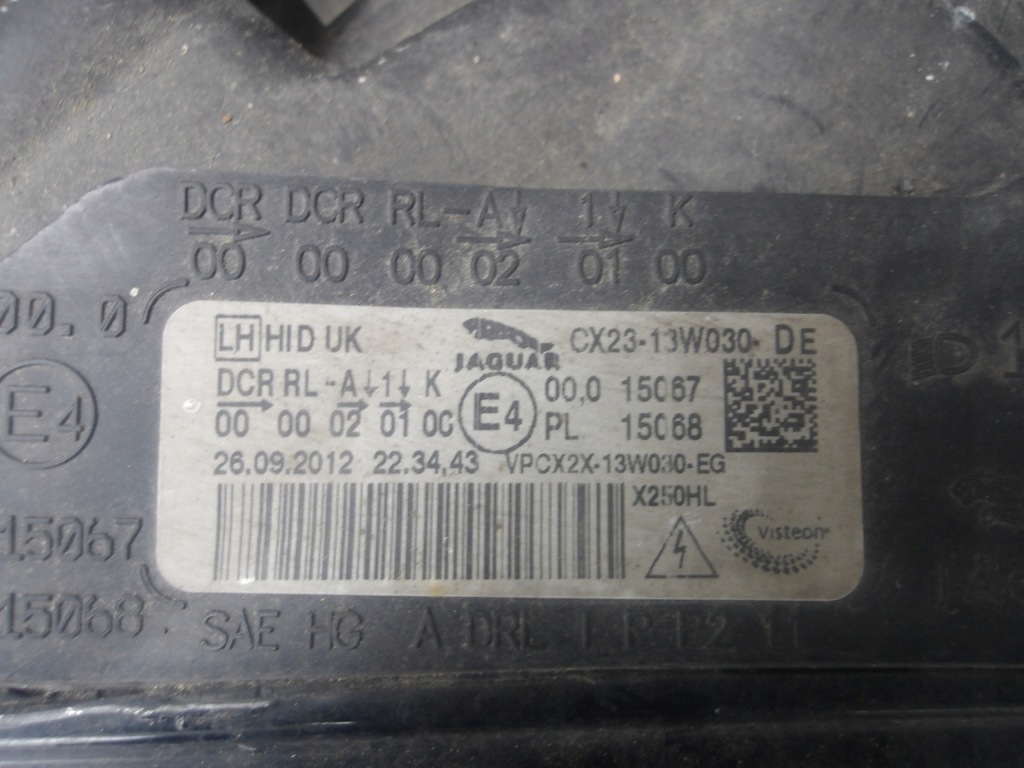 фото №8, Jaguar xf x250 lift 11-15 перед kpl капот бампер pas лампы крылья pec