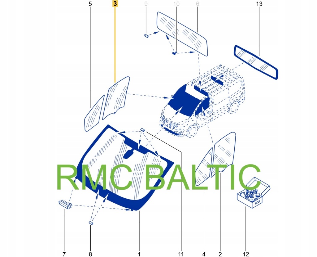 фото №15, Скло двері права renault trafic iii opel vivaro b fiat talento 2020r