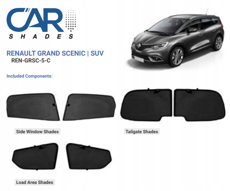 фото №15, Шторки солнечные renault grand scenic 2016 защита шторка солнцезащитные