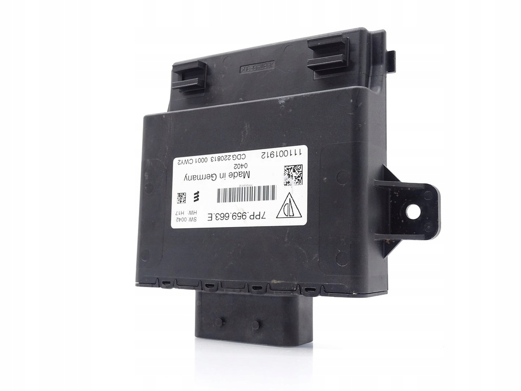 фото №1, Модуль бортовий комп'ютер блок керування напруги vw touareg ii 7p 7pp959663e