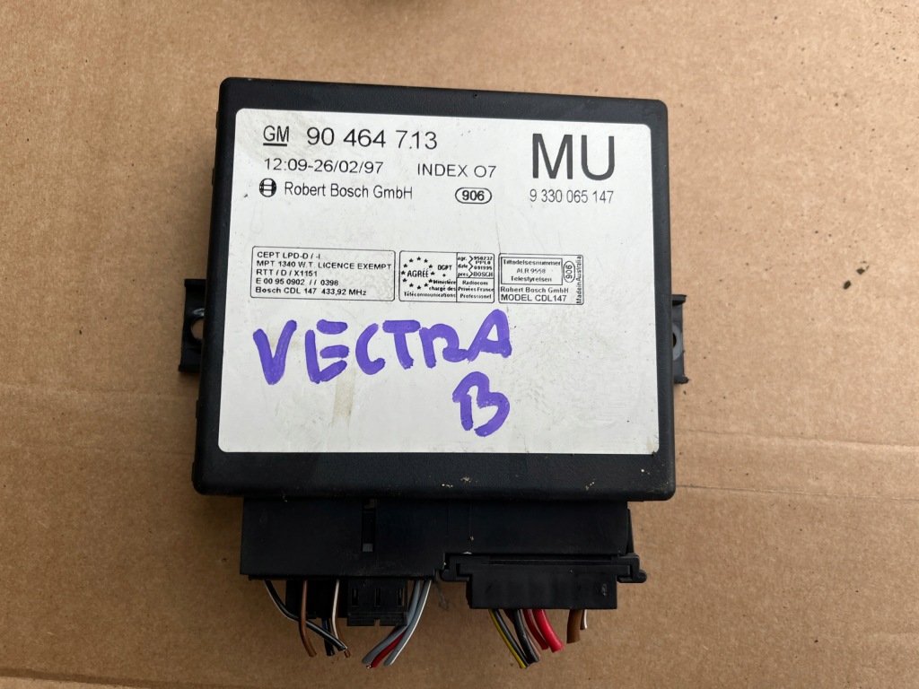 фото №1, Модуль комфорта opel vectra b 90464713