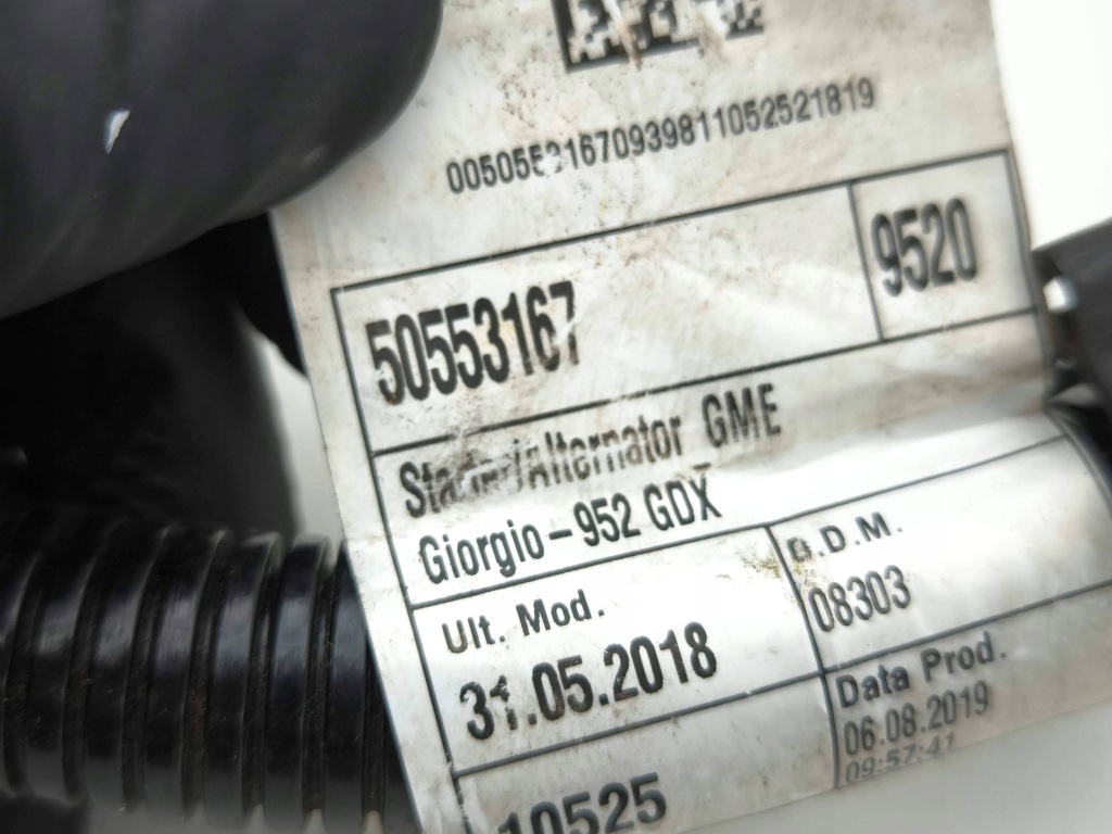 Alfa romeo giulia 2019 джгут генератора 50553167 Ціна