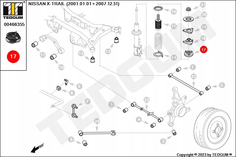 фото №14, Подушка амортизатора tedgum 00466355 552648h500