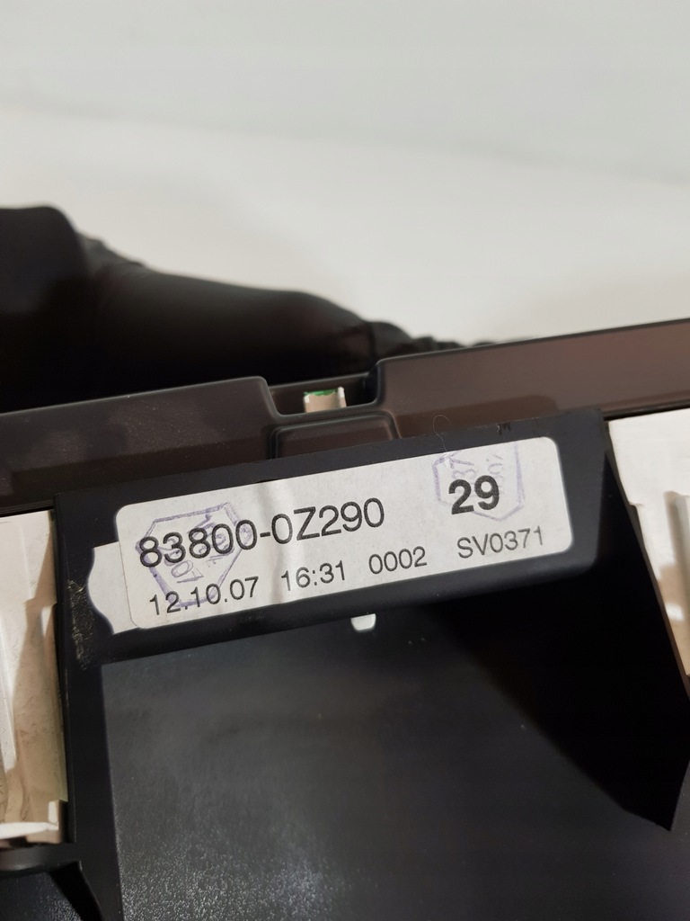 фото №10, Счетчик приборы 83800-0z290 toyota auris i e15 07r eur 2.0d d-4d