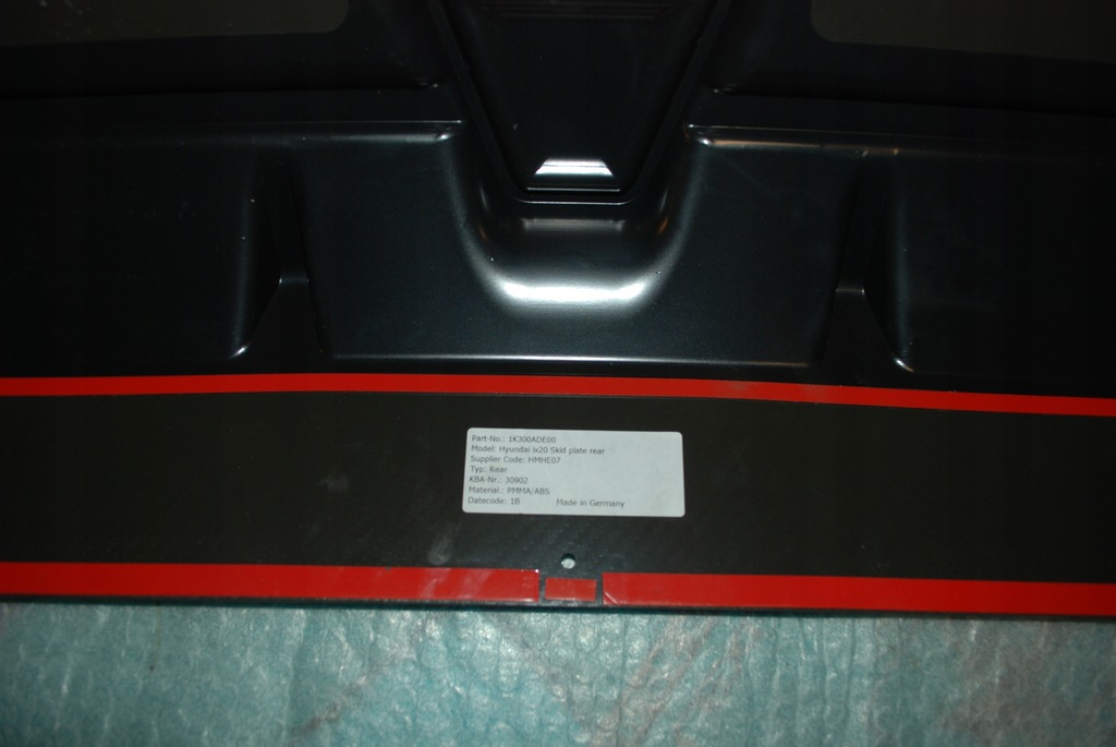 фото №6, Накладка бампера задняя перед карбон hyundai ix20 1k300ade00 nowe org