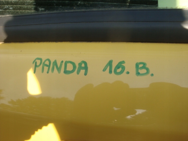 фото №8, Дверь левый перед передние fiat panda ii жёлтые