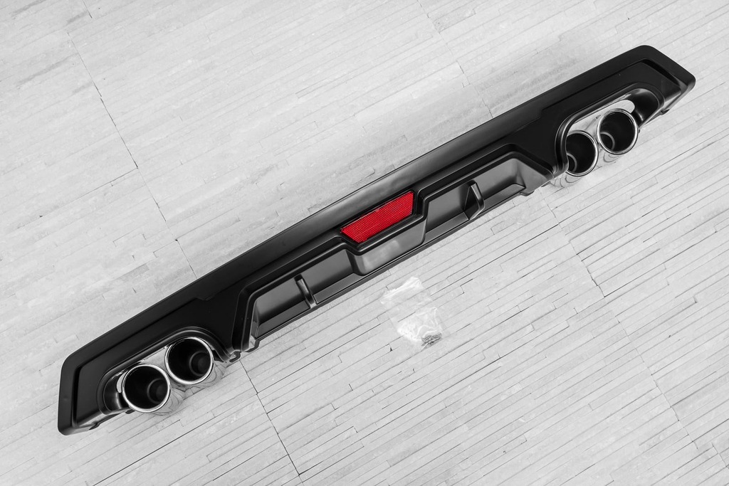 фото №10, Honda civic x 2016-2021 sedan дифузор накладка бампера заднього