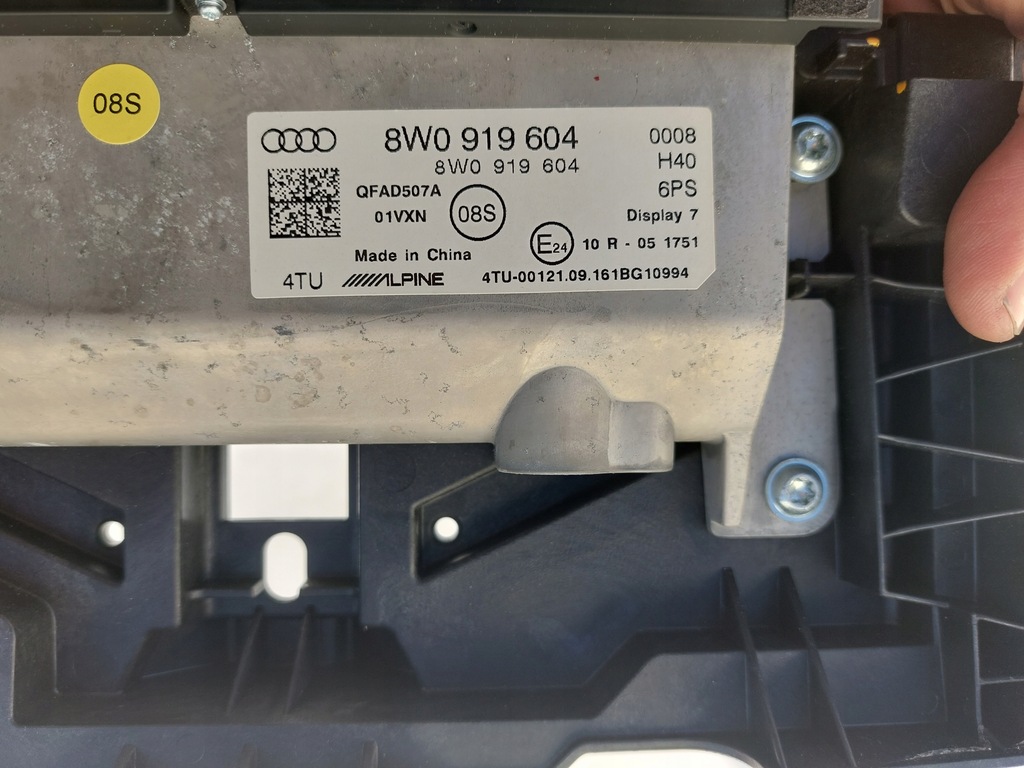 фото №10, Экран дисплей audi a4 b9 eu