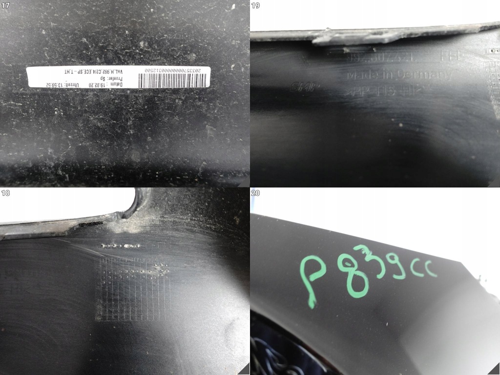 фото №15, Porsche 992 911 carrera s sport c2 / c4 19- бампер задня pdc неклеєний