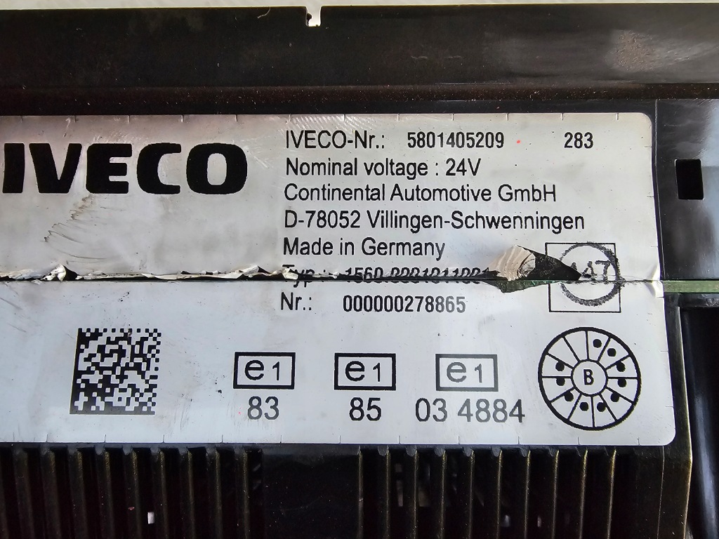 фото №5, Счетчик приборы 5801405209 iveco eurocargo автоматическая коробка передач