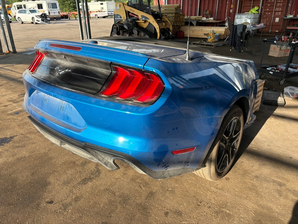 фото №13, Mustang vi lift бампер задний задняя kompletny 2019- velocity blue металлик e7