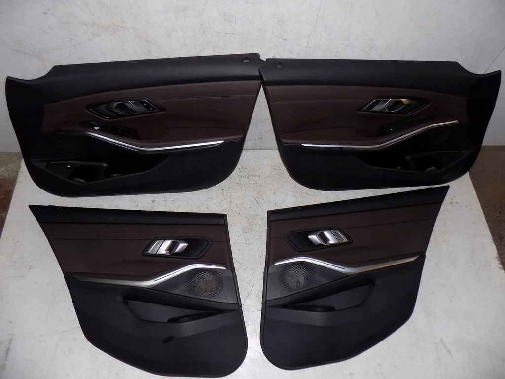 фото №9, Bmw 3 g20 m-pakiet сиденья заднее сиденье обивка коричневая кожа