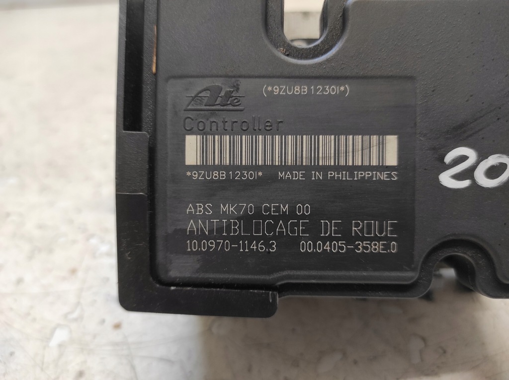 фото №7, Peugeot 207 06- 1.4vti насос abs 9663945580