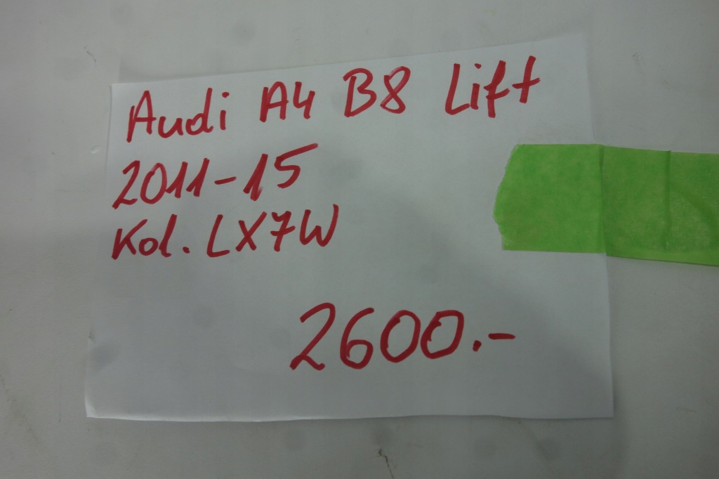 Капот audi a4 b8 8k0 11-15 рестайлинг  цвет lx7w Доставка