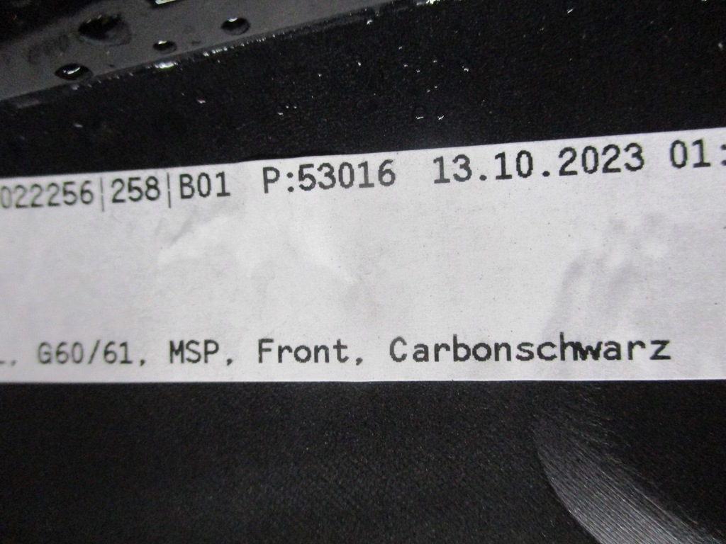 фото №10, Бампер bmw 5 g60 g61 m набор 23r 6 pdc перед передний