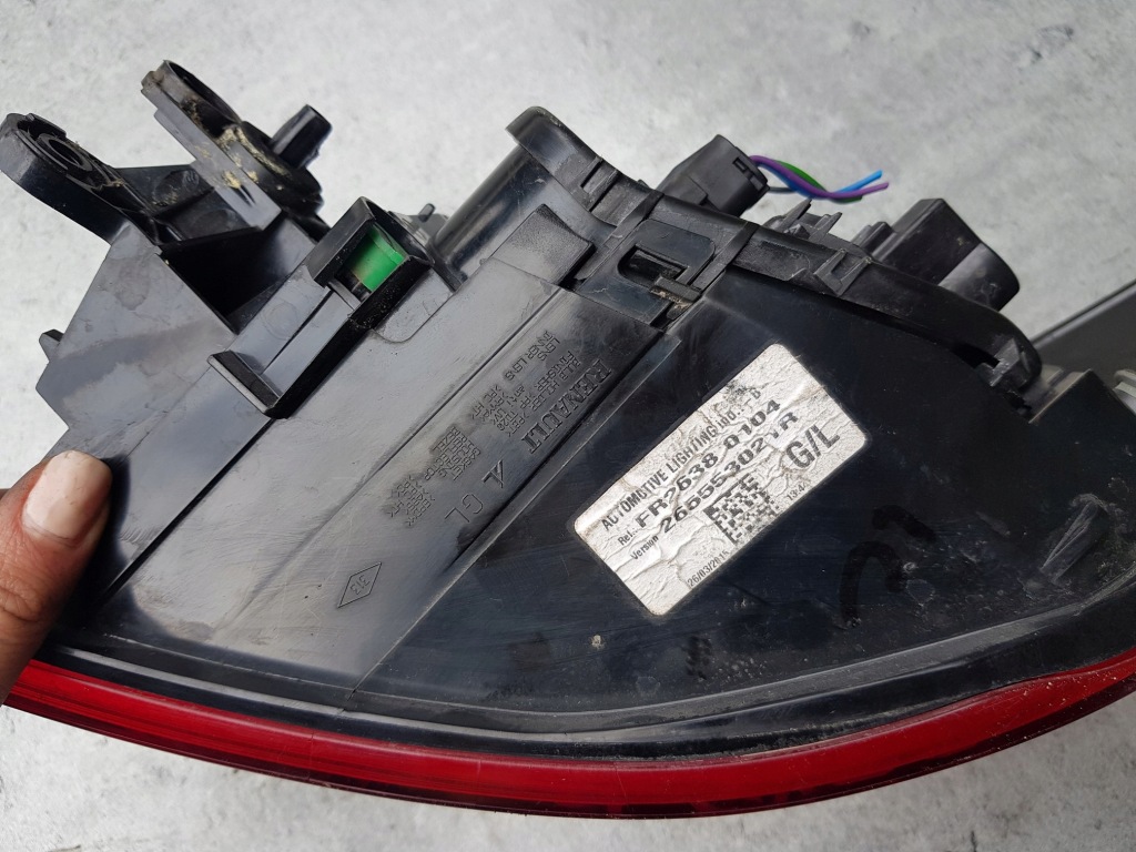 фото №4, Лампа задняя левая renault clio iv hb 26553021r