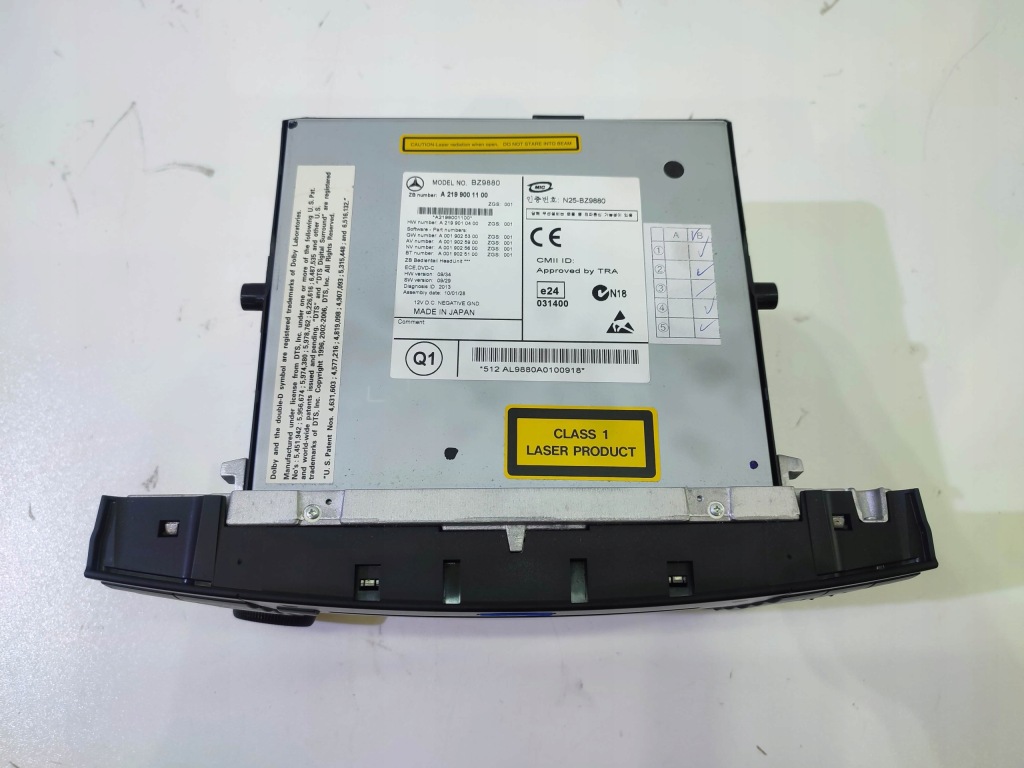 фото №3, Mercedes c219 радио навигация a2199001100