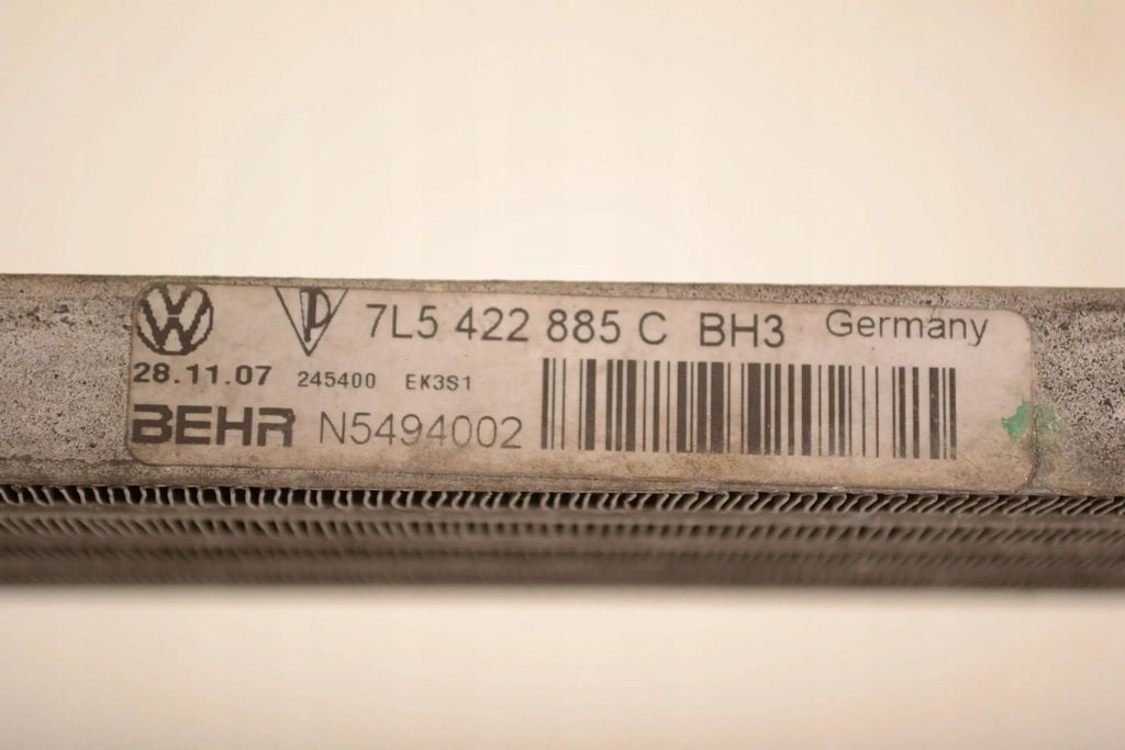 фото №5, Porsche cayenne 9pa 2007 радиатор масла усилителя руля