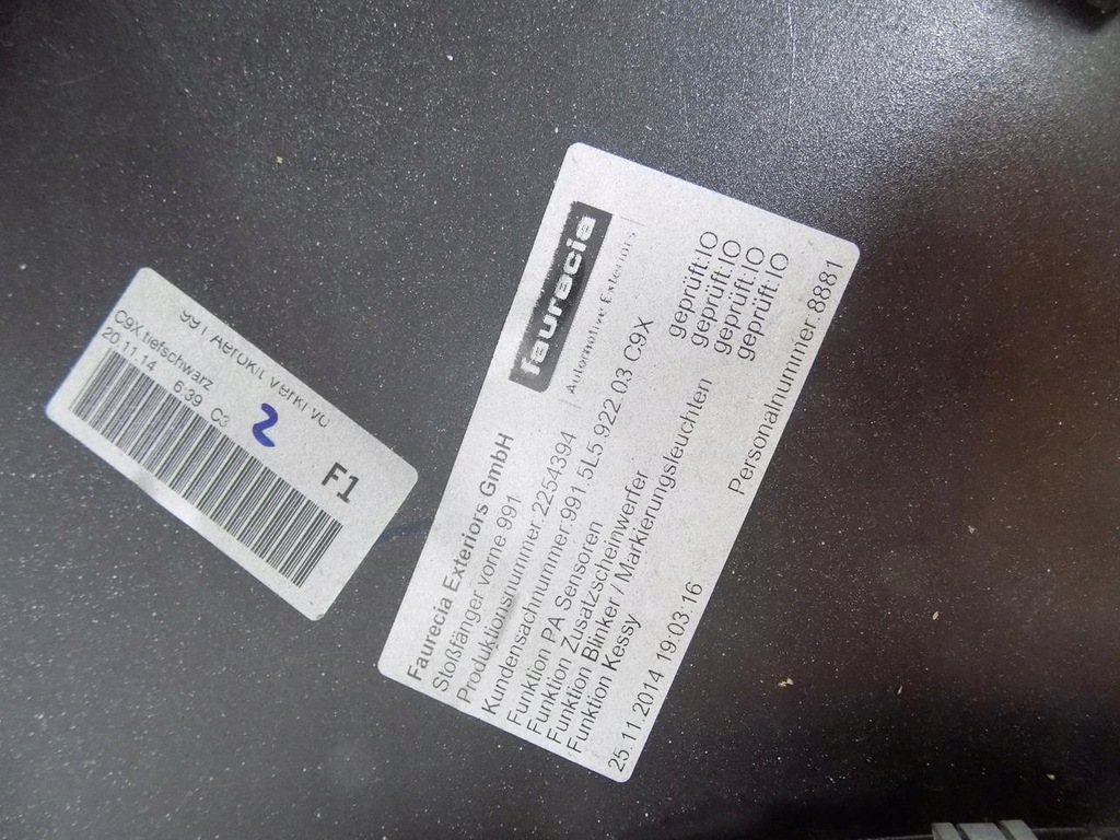 фото №6, Бампер перед передний porsche 911 991 gt3 aero gts