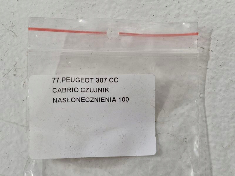фото №6, Peugeot 307 cc cabrio датчик освещённости