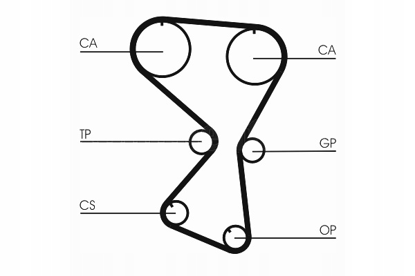 фото №1, Ремень распределительного вала mitsubishi carisma galant viii space space runner 1.8